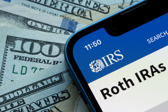 The Roth IRAs page on iPhone. 473456538