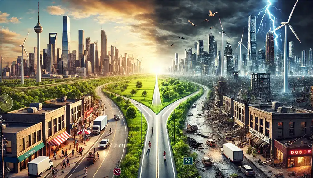 What lies ahead for the US economy and stock markets in 2025? One path could lead to economic growth and the other a long period of stagnation.
